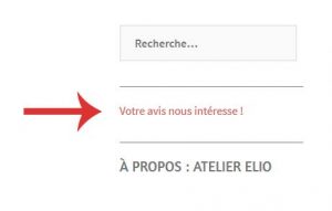 Votre avis nous intéresse